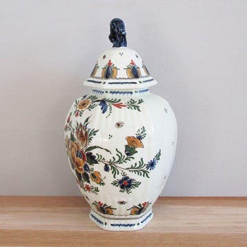 De Porceleyne Fles, Delft - Vase avec couvercle - Céramique