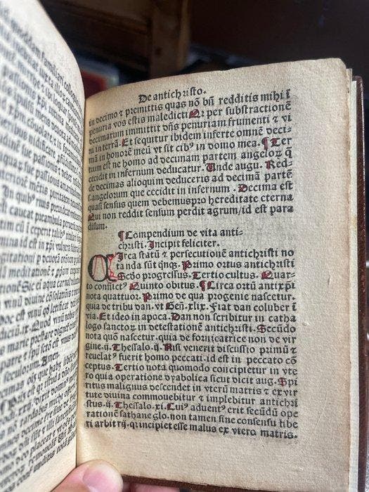Henry of Friemar - Preceptorium Nicholai de Lira [only one, Antiek en Kunst, Antiek | Boeken en Manuscripten