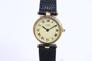 Cartier - Vermeil Roman Dial - Femme - 1980-1989