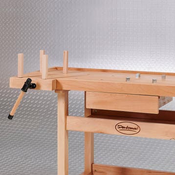 Datona Houten werkbank met 2 bankschroeven - extra sterk -, Doe-het-zelf en Bouw, Ophalen of Verzenden, Nieuw