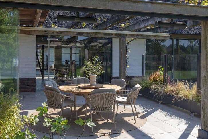 Taste by 4 Seasons Manitoba tuinset latte met Prado, Tuin en Terras, Tuinsets en Loungesets