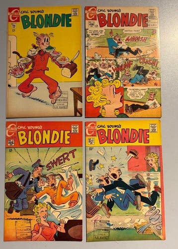 Blondie - #177, 179-183, 186, 187 - 8 Comic - 1969/1970, Boeken, Nieuw