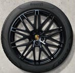 Porsche Cayenne E3 II 22inch RS Spyder Unizwart met  banden, Ophalen, Gebruikt, Banden en Velgen, Overige maten