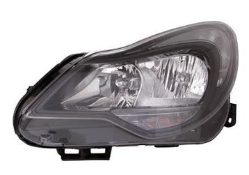 Opel Corsa D 2011-2013 Zwart Koplamp Links (Koplampen), Verzenden