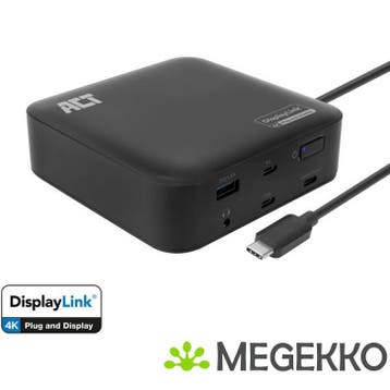 ACT AC7150 USB-C Dual 4K Docking Station, Verzenden