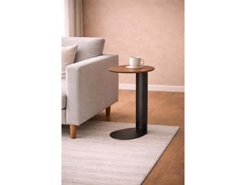 Veiling - Bijzettafel Walnoot (set van 2) - Notenhout bruin