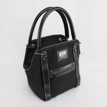 Burberry - Blue Label Canvas and Leather Tote Bag Black