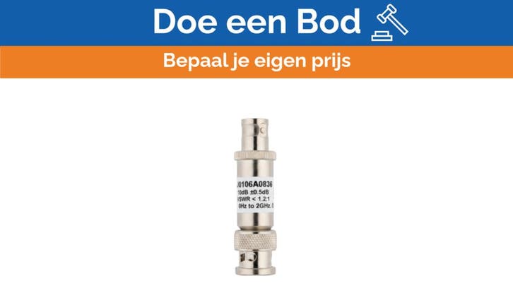 Bieden: Telegärtner RF Attenuator BNC M/F 10dB 50 2GHz 0.5, Watersport en Boten, Navigatiemiddelen en Scheepselektronica, Ophalen of Verzenden