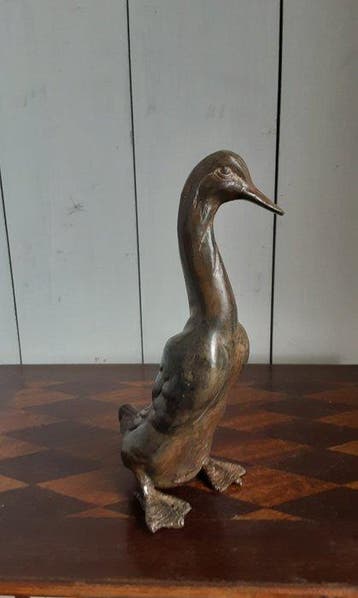 P. Chenet - Figuur - Eend - 19 cm - Brons