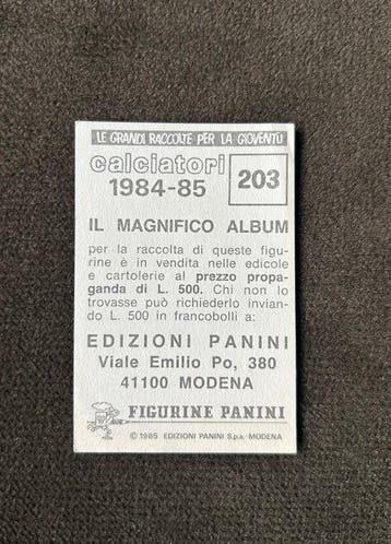 1984/85 Panini Calciatori Diego Maradona 203 Non collé - 1