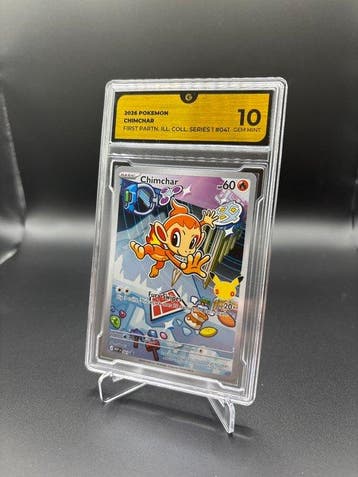 Pokémon - 1 Graded card - Chimchar #041 First Partner, Nieuw