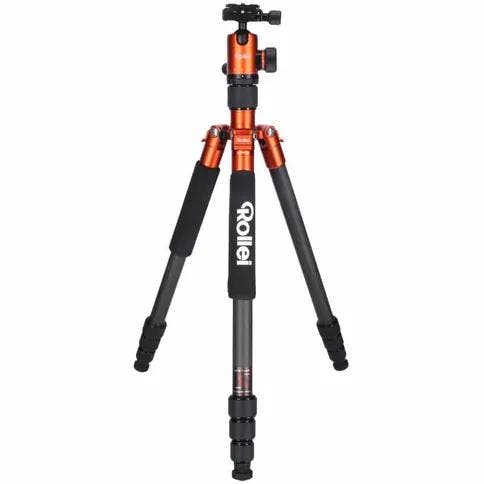 Rollei C5i Carbon Orange/Black, TV, Hi-fi & Vidéo, Photo | Trépieds & Rotules, Enlèvement ou Envoi