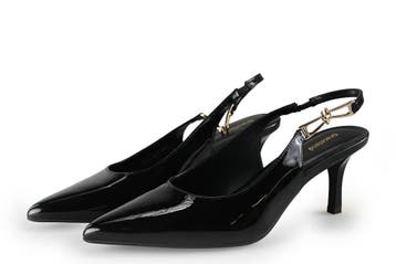 Graceland Slingbacks in maat 40 Zwart, Kleding | Dames, Verzenden, Zwart, Zo goed als nieuw, Graceland