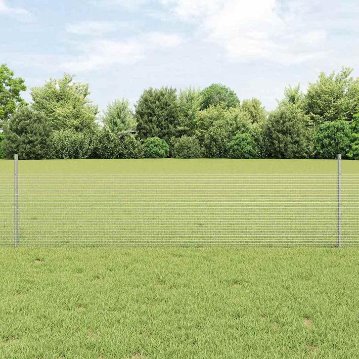 vidaXL Gelast Draadhek met Paal 10 x 0,5 m (B x H), Tuin en Terras, Tuinhekken en Hekwerk, Nieuw, Verzenden