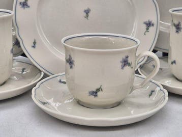 Seltmann Weiden – Kaffee-Service – Porzellan mit blauem