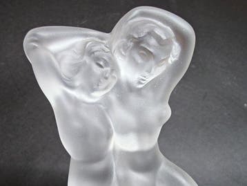 Decoratief ornament - Lalique - De Faun (Pan en Nimf)