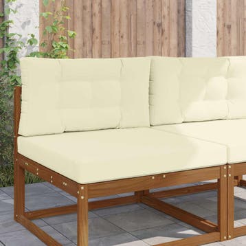 Coussin banc 80x80cm Creme - -37.5% jusqua epuisement, Verzenden, Nieuw