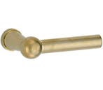 Deurklink Chemin de Fer 100mm messing antiek, Nieuw