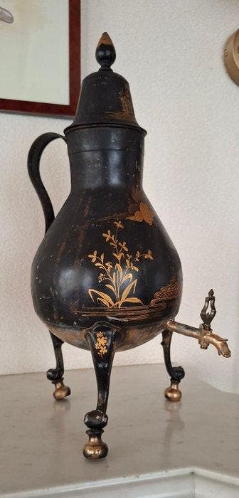 Koffiepot - blik - Blikken kraanpot