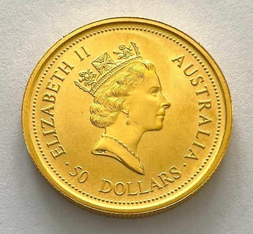 Australië. 50 Dollars 1996 - The Australian Nugget - 1/2 oz