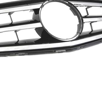 CALANDRE MERCEDES W204 S204 07-14 NOIR CHROMÉ, Verzenden