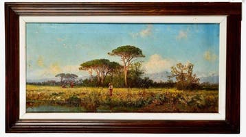 Alessandro La Volpe (1820-1887) - Veduta di Capri, Golfo di