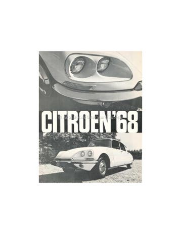 1968 CITROEN DS 21 BROCHURE ENGELS, Ophalen of Verzenden, Nieuw