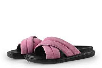 VIA VAI Slippers in maat 37 Roze, Kleding | Dames, Slippers, Verzenden, Zo goed als nieuw, VIA VAI