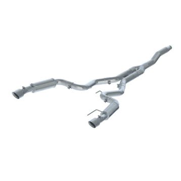 MBRP 15-18 Ford Mustang EcoBoost 2.3L T409 3in Cat Back Dual, Ophalen of Verzenden