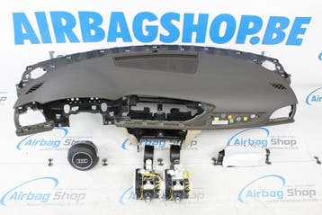 Airbag set Dashboard bruin speaker 3 spaak Audi A6 4G, Gebruikt, Audi