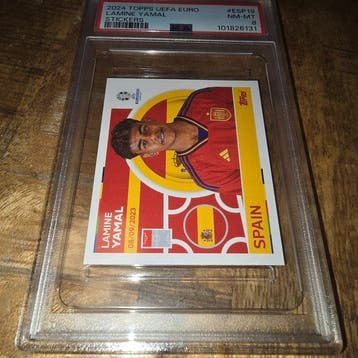 2024 Topps Topps UEFA Euro 2024 Lamine Yamal ESP19 Graded, Collections, Autocollants