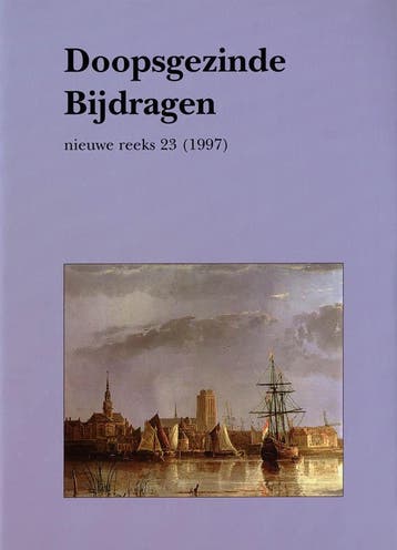 Doopsgezinde Bijdragen, nieuwe reeks 23 (1997) 9789065501592, Verzenden, Gelezen