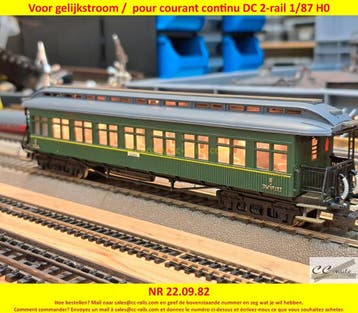 Matériel 2-rail courant continu DC locomotives, wagons rails, Ophalen of Verzenden