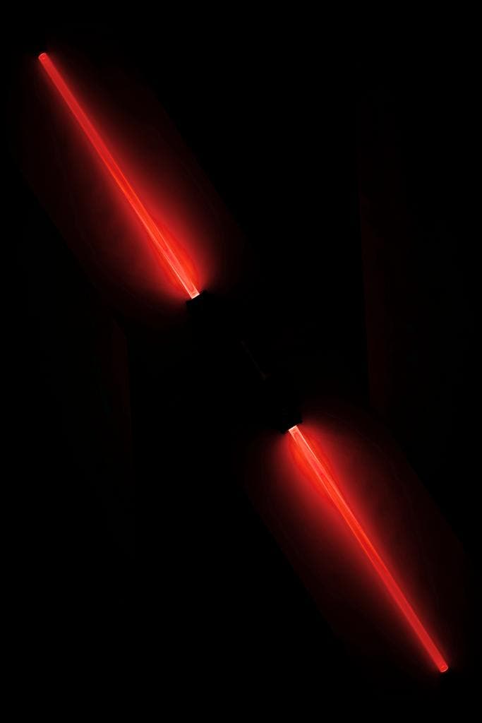 Lightsaber 66 cm 2 stuks Koppelbaar Lichtzwaard Space Star L, Hobby en Vrije tijd, Feestartikelen, Nieuw, Ophalen of Verzenden