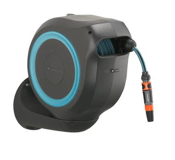 Gardena Wandslangbox RollUp M 20 m - draaibare slanghaspe..., Ophalen of Verzenden, Nieuw