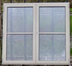 aluminium raam , chassis , venster 155 x 145 kiezelgrijs, Doe-het-zelf en Bouw, Raamkozijnen en Schuifdeuren, Gebruikt, Raamkozijn