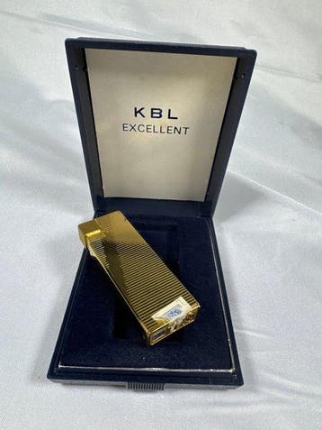 KBL - Sans prix de réserve - Briquet - Plaqué or