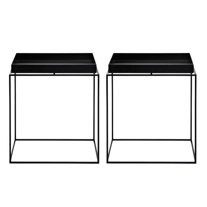 Hay - Nachtkastje (2) - Hay Tray Table Medium - Zwart -, Antiquités & Art, Antiquités | Meubles | Chaises & Canapés