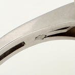 Ring - 14 karaat Witgoud Diamant (Natuurlijk) - Opaal, Nieuw