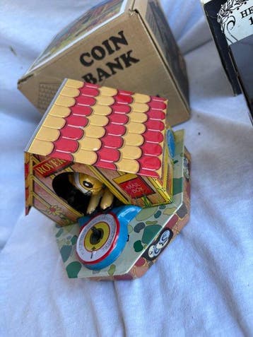 Set van 2 Vintage Blikken Speelgoedmodellen – KOVAP Hearse