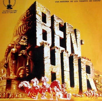 Film Poster Ben Hur - Charlton Heston & Jack Hawkins, Verzamelen, Nieuw