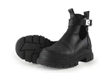 Buffalo Enkellaarzen in maat 38 Zwart, Kleding | Dames, Schoenen, Verzenden, Zwart, Lage of Enkellaarzen, Zo goed als nieuw