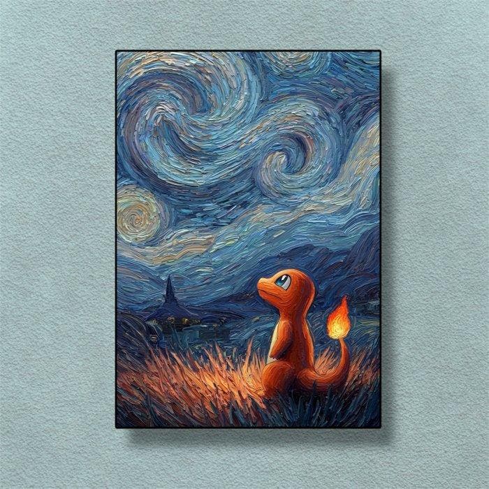 Antonym - Charmanders Starry Night – Impressionist Fire, Games en Spelcomputers, Spelcomputers | Overige Accessoires