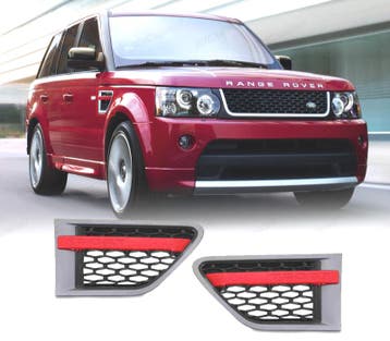 ENTRÉES DAIR LATÉRALES POUR RANGE ROVER SPORT 10-13 GRIS RO, Verzenden