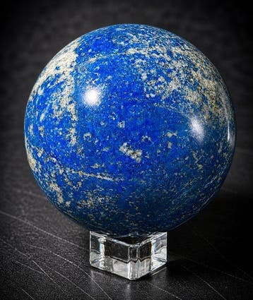 Sphère en lapis-lazuli du collectionneur – Bleu intense avec