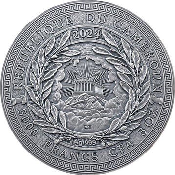 Kameroen. 3000 Francs 2024 Hera - The Great Greek Mythology