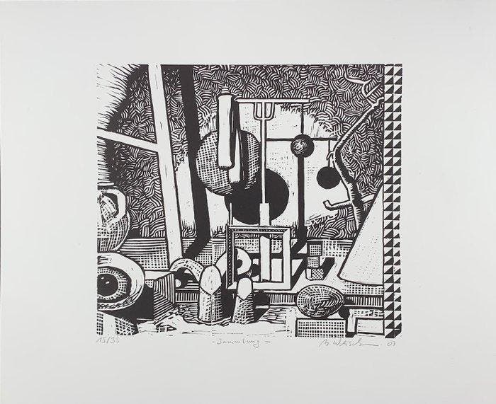 Matthias Weischer (1973) - Sammlung, Antiquités & Art, Antiquités | Autres Antiquités