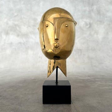 Buste, Kissface - 28 cm - Brons