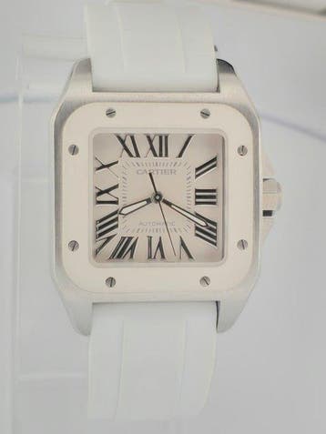 Cartier - Santos 100 - Box - Men - 2878 - Homme - 2005, Handtassen en Accessoires, Nieuw