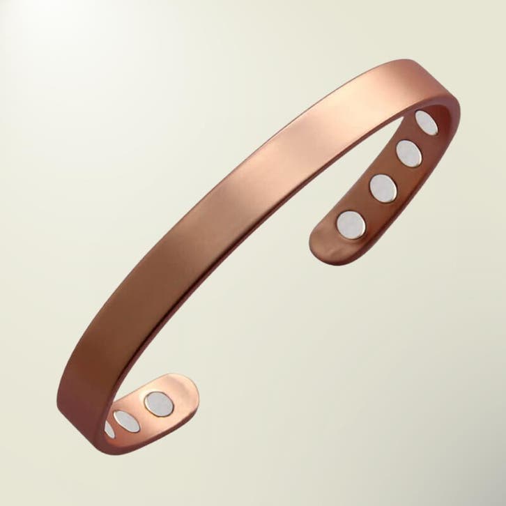 Koperen gezondheids-klemarmband met 8 magneten - 15 cm, Sport en Fitness, Gezondheidsproducten en Wellness, Ophalen of Verzenden